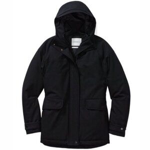 Aritzia The Biko Coat Hooded Black Puffer by Community Women's Size Small Winter